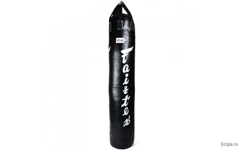 Боксерский мешок HB6 Fairtex Black Muaythai Banana Bag (БЕЗ НАПОЛНЕНИЯ)