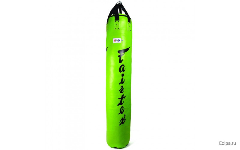 Боксерский мешок HB6 Fairtex green Muaythai Banana Bag (БЕЗ НАПОЛНЕНИЯ)