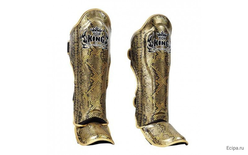 Защита голени Top King Shinguards Super Snake TKSGSS02 Black (Gold) - XL