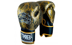 Боксерские перчатки TKB Snake Black Gold 10 oz Боксерские перчатки TKB Snake Black Gold 10 oz