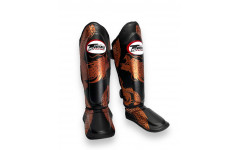 Защита голени Twins Special FSGL10-49 black brown - XL
