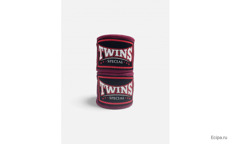 Боксёрские бинты Twins Special CH5 maroon