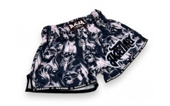 Шорты для бокса Raja Boxing Skullz pink M