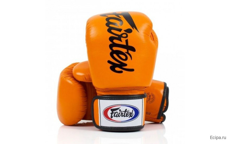 Боксерские перчатки Fairtex BGV19 orange 10 oz