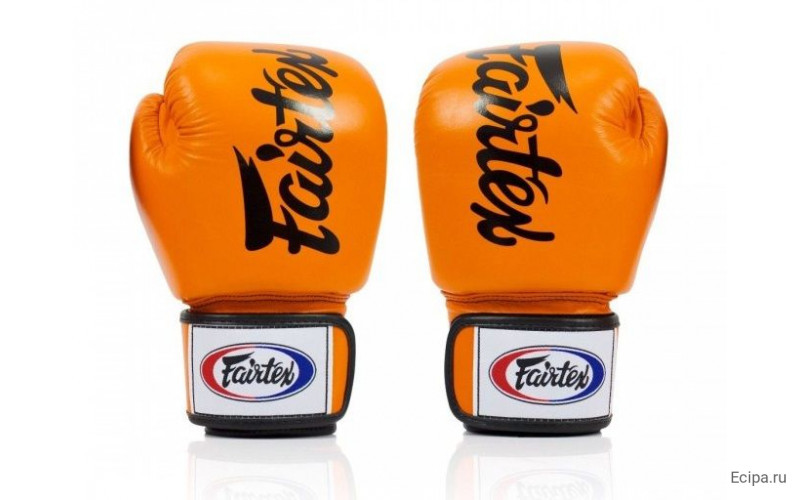 Боксерские перчатки Fairtex BGV19 orange 14 oz