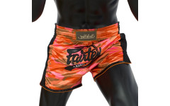 Шорты для бокса Fairtex BS1711 (камуфляж-оранжевый) L