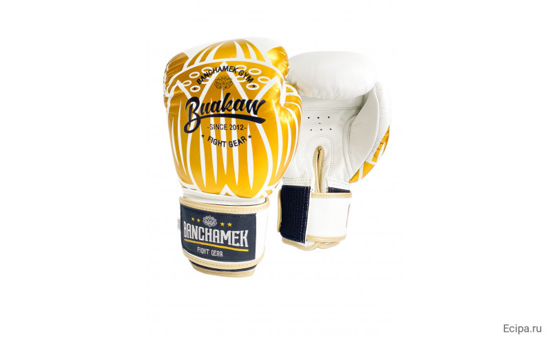 Премиальные боксерские перчатки Banchamek Gym BGL-GL3 white 10 oz