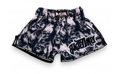 Шорты для бокса Raja Boxing Skullz pink XL