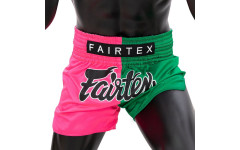 Шорты для бокса Fairtex BS1911 (розовый-зеленый) L